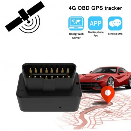 OBD თრექერი (ერთდება ავტომობილებში დიაგნოსტიკის შტეკერში), ჯიპიეს მონიტორინგი, GPS მონიტორინგი